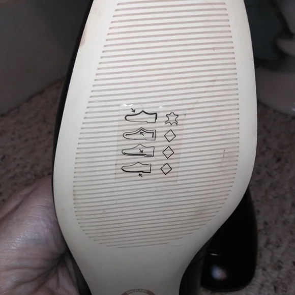 Michael Kors Lena Black Almond Toed Foldable Heel, Slip-On Loafers - Picture 7 of 9